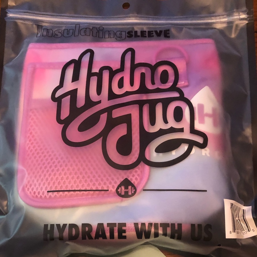 New in bag Pink Tye Dye Hydro Jug sleeve
